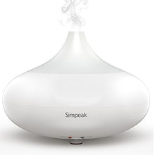 Carica l&#39;immagine nel visualizzatore di Gallery, Simpeak 100 ML Diffusore di Aroma ad Ultrasuoni Umidificatore Luce Bianco