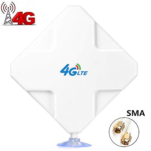 SMA 4G LTE Antenna, 35dBi High Gain Long Range Network Ethernet Antenna-SMA - Ilgrandebazar