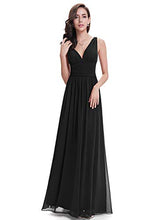 Carica l'immagine nel visualizzatore di Gallery, Ever-Pretty Vestito da Cerimonia Donna Linea ad A Stile Impero 48, Nero - Ilgrandebazar
