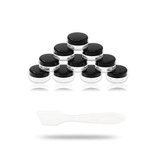 Carica l&#39;immagine nel visualizzatore di Gallery, SumDirect 50Pcs 10Gram Contenitori per crema cosmetica in plastica Nero