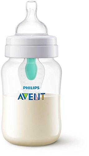 Philips Avent SCF813/14 Biberon Anti-Colic con Valvola 260 ml, Trasparente - Ilgrandebazar