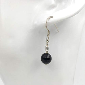 Orecchini in argento e onice