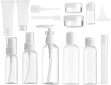 Carica l&#39;immagine nel visualizzatore di Gallery, MYLL 14 Pezz Bottigliette da Viaggio Set per Aereo (Max.100ml), Contenitori...