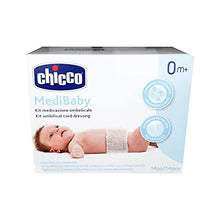 Carica l&#39;immagine nel visualizzatore di Gallery, Chicco Kit Medicazione Ombelicale, Set 14 Compresse Pretagliate Per Ombelico E 7 Bende A Rete, Set 21 Pezzi, 0+ Mesi, ‎15.5 x 12.5 x 7.5 cm; 118 grammi