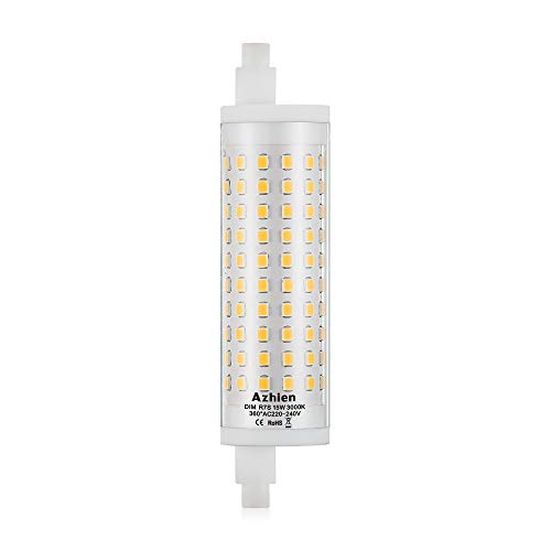 R7S LED 118mm Dimmerabile 15W Lampadina a Doppio Effetto Lineare J118 ,... - Ilgrandebazar