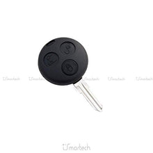 Carica l&#39;immagine nel visualizzatore di Gallery, COVER CHIAVE GUSCIO SMART FORTWO 450 3 TASTI TELECOMANDO SCOCCA