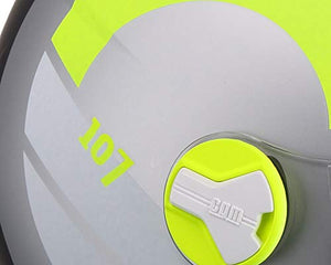 CGM Casco demi jet 107R TAORMINA Titanium Medium, giallo fluo opaco