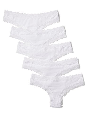 Marchio Amazon - Iris & Lilly Perizoma Donna, Pacco da 5 - Ilgrandebazar