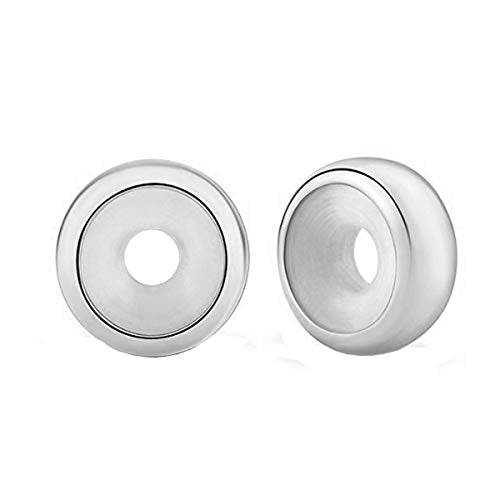 GW Distanziatore Gomma Stopper Charms Bead in Argento Sterling 925 2 Pezzi... - Ilgrandebazar