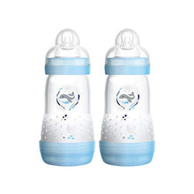 Carica l'immagine nel visualizzatore di Gallery, MAM 99921511 Biberon anticolica da 260 ml, Confezione doppia, Bambino,...