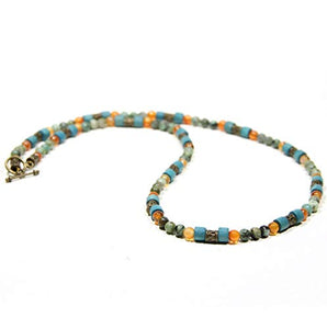 Collana CHNA04 Turchese per uomini e donne - Ilgrandebazar