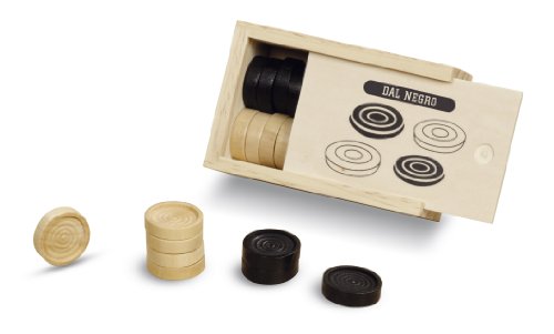 Dal Negro 02690 - Set Pedine in Legno, 28 mm