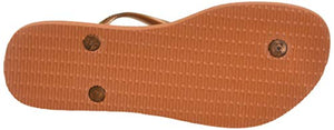 Havaianas Slim 4000030, Infradito Donna 37/38 EU, Arancione Bronze Orange 7185