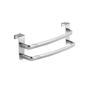 InterDesign Axis Doppia Barra Portasciugamani per Armadietti, Argento,... - Ilgrandebazar