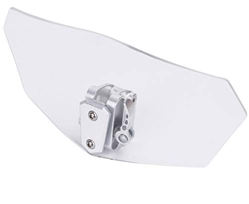 BOXWELOVE - Deflettore di estensione per parabrezza moto con clip