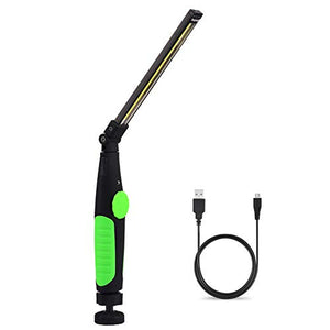 Lampada da Lavoro LED Ricaricabile Magnetica Portatile Professionale Verde