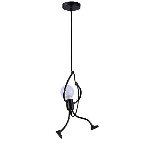 Goeco Ferro Lampadario Soggiorno Lampada a Sospensione Vintage, E27 Creativi... - Ilgrandebazar