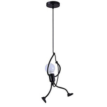 Carica l'immagine nel visualizzatore di Gallery, Goeco Ferro Lampadario Soggiorno Lampada a Sospensione Vintage, E27 Creativi...