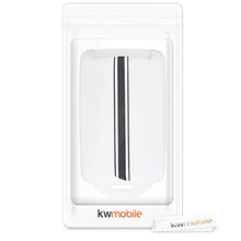 Carica l'immagine nel visualizzatore di Gallery, kwmobile Cover Copri-Chiave Compatibile con Strisce Rally nero / bianco
