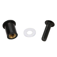 Carica l&#39;immagine nel visualizzatore di Gallery, OSAN Parabrezza bullone 10Pz Universale CNC Moto Bulloni Nero - Ilgrandebazar