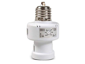 Maclean Mce21w Portalampada con Attacco E27, sensore crepuscolare e... - Ilgrandebazar