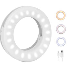 Carica l'immagine nel visualizzatore di Gallery, QcoQce Selfie Ring Light, 3 Tipi di Luminosità 40 LED Light BIANCA
