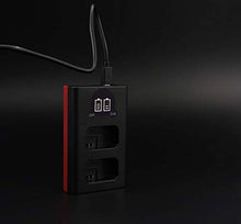 Carica l&#39;immagine nel visualizzatore di Gallery, Baxxtar PRO (2x) compatibile con la batteria DUAL LCD-caricatore + 2x BLS-5