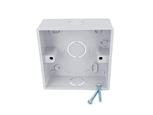 Carica l'immagine nel visualizzatore di Gallery, Scatola Incasso Muro Parete Quadrata 86X86, Stile Standard Cinese, Ottimo Per Termostato Touch Panel, In plastica (86X86X33mm)