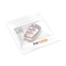 Carica l'immagine nel visualizzatore di Gallery, kwmobile Cover Copri-Chiave Compatibile nero brillante / oro rosa