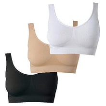 Carica l'immagine nel visualizzatore di Gallery, UnsichtBra Set da 3 Reggiseni Benessere | Reggiseno Sportivo | 3XL - Ilgrandebazar