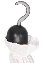 Carica l'immagine nel visualizzatore di Gallery, Smiffys Uncino da pirata, nero e argento PVC - Ilgrandebazar