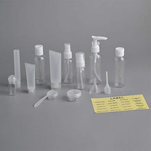 Carica l&#39;immagine nel visualizzatore di Gallery, MYLL 14 Pezz Bottigliette da Viaggio Set per Aereo (Max.100ml), Contenitori...
