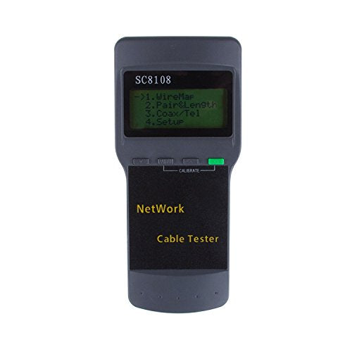 Tester portatile per cavi e reti LAN, SC8108 RJ45, misuratore lunghezza... - Ilgrandebazar