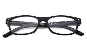 Eyekepper 5 Paia Occhiali da Lettura Vintage Vista +3.50, Nero-5pcs - Ilgrandebazar