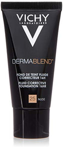 Vichy Dermablend Fondotinta Correttore, 25 Nude - 30 ml 30 ml, Nudo (No 25)