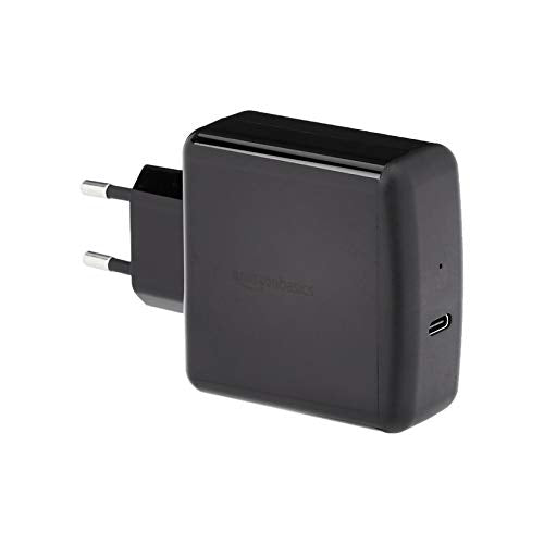 AmazonBasics - Caricabatterie da muro tipo C 3.0 65 W, a una 65W, Nero - Ilgrandebazar