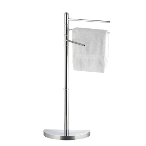Axentia 282161 Piantana Porta Asciugamani, Metallo, Argento, 17.5x32.5x86 cm - Ilgrandebazar
