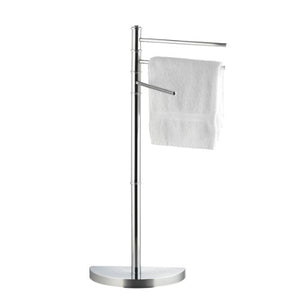 Axentia 282161 Piantana Porta Asciugamani, Metallo, Argento, 17.5x32.5x86 cm - Ilgrandebazar