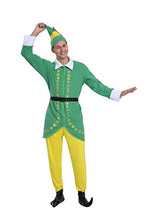 Carica l'immagine nel visualizzatore di Gallery, AudMsier Abbigliamento da Elfo di Halloween Abbigliamento Natalizio Abbigliamento da Uomo Abbigliamento da Festa per Uomo e Donna per Adulti(M)