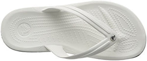 Crocs Crocband Flip, Infradito Unisex-Adulto 38/39 EU, Bianco White 100
