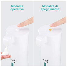 Carica l&#39;immagine nel visualizzatore di Gallery, KLAS REMO Dispenser Sapone Automatico, 400ML Bianco(nuova Versione)