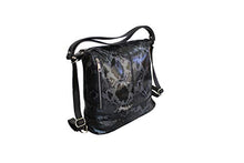 Carica l&#39;immagine nel visualizzatore di Gallery, sisn&#39;s shop Zaino Donna Borsa In VERA PELLE MADE IN ITALY A Mano Nero Pitone