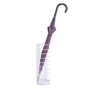 Zeller 17715 - Portaombrelli Mesh, ø 14 x H 40,5 cm, Colore: Bianco - Ilgrandebazar