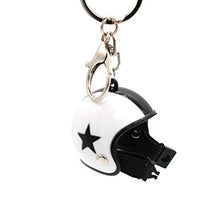 Carica l'immagine nel visualizzatore di Gallery, VmG-Store - Portachiavi Stile retrò con Chiusura Funzionale, Bianco bianco