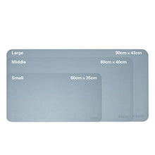 Carica l'immagine nel visualizzatore di Gallery, Weelth Tappetino per Mouse Impermeabile 60x35cm, 600*350mm, Azzurro/Argento