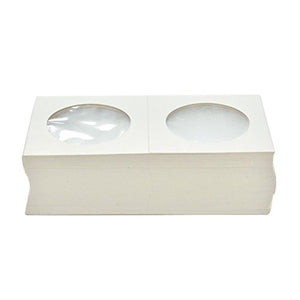 byou Cartoncini per Monete,Cardboard Coin Holder 100 pezzi 50 * 25mm+31.5mm - Ilgrandebazar