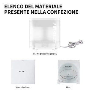 PETKIT CYBERTAIL Fontanella per Gatti, Fontanella per Gatti Senza Fili,25dB Silenziosa,Fontanella per Cani,con Luci A LED,3.0 Aggiornare l'elemento Filtrante,Pompa dell'Acqua Senza Fili,1.8 L