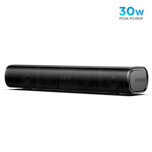 BOMAKER Tapio I Mini Soundbar Bluetooth 5.0 Wireless, 16'' con DSP Black