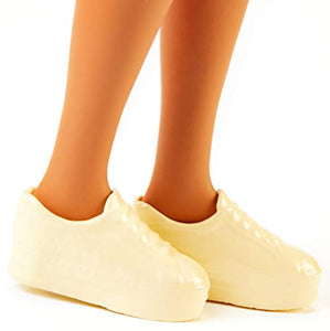 Barbie- Fashionista, Bambola Bionda con Vestito Giallo Stampa a Fiori,... - Ilgrandebazar