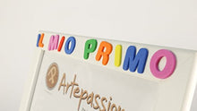 Carica l&#39;immagine nel visualizzatore di Gallery, Cornici per foto in legno con scritto IL MIO PRIMO NATALE decorata con... - Ilgrandebazar